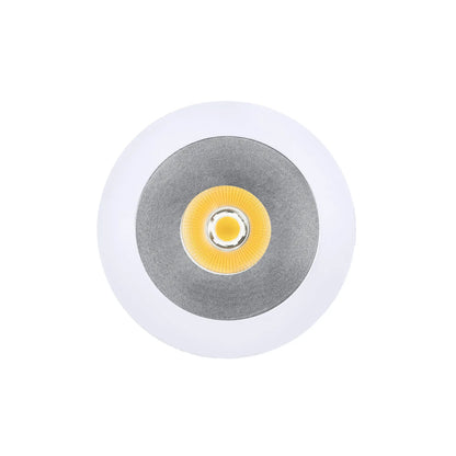 P-7331 6 Inch Round Haze Finish 40-82W, 3800-7200 Lumens, 5CCT Recessed Light
