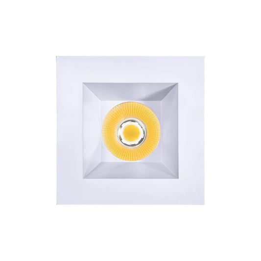 P-7333 6 Inch Square White 40-82W, 3800-7200 Lumens, 5CCT Recessed Light