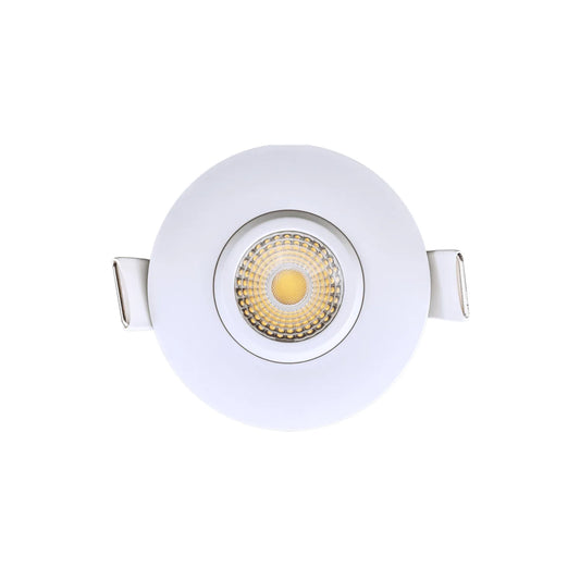 P-7341 2 Inch Round White HO, 8-14W, 700-1100 Lumens, 5CCT Gimbal Light