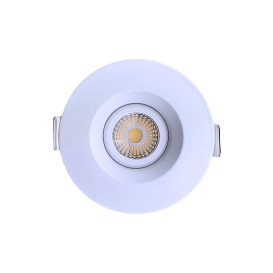 P-7343 2 Inch Round White HO, 8-14W, 700-1100 Lumens, 5CCT Regress Gimbal Light