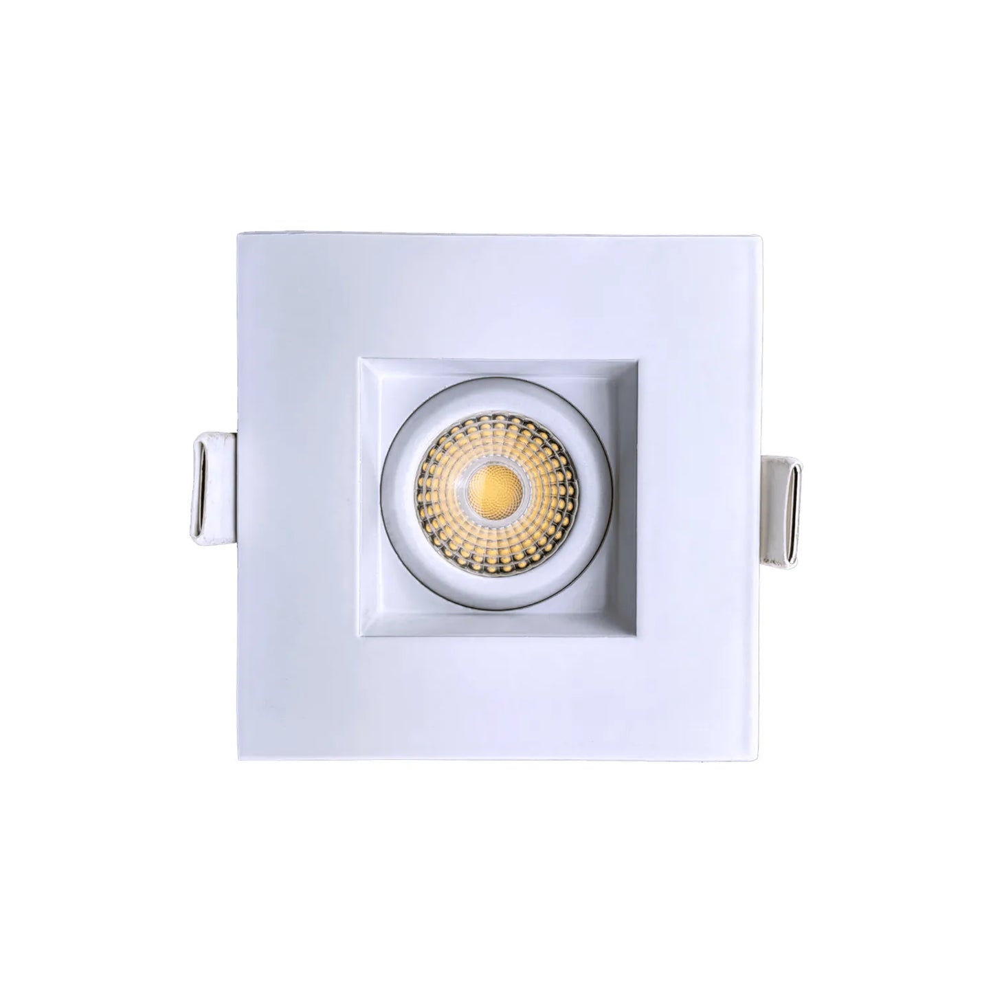 P-7344 2 Inch Square White HO, 8-14W, 700-1100 Lumens, 5CCT Regress Gimbal Light