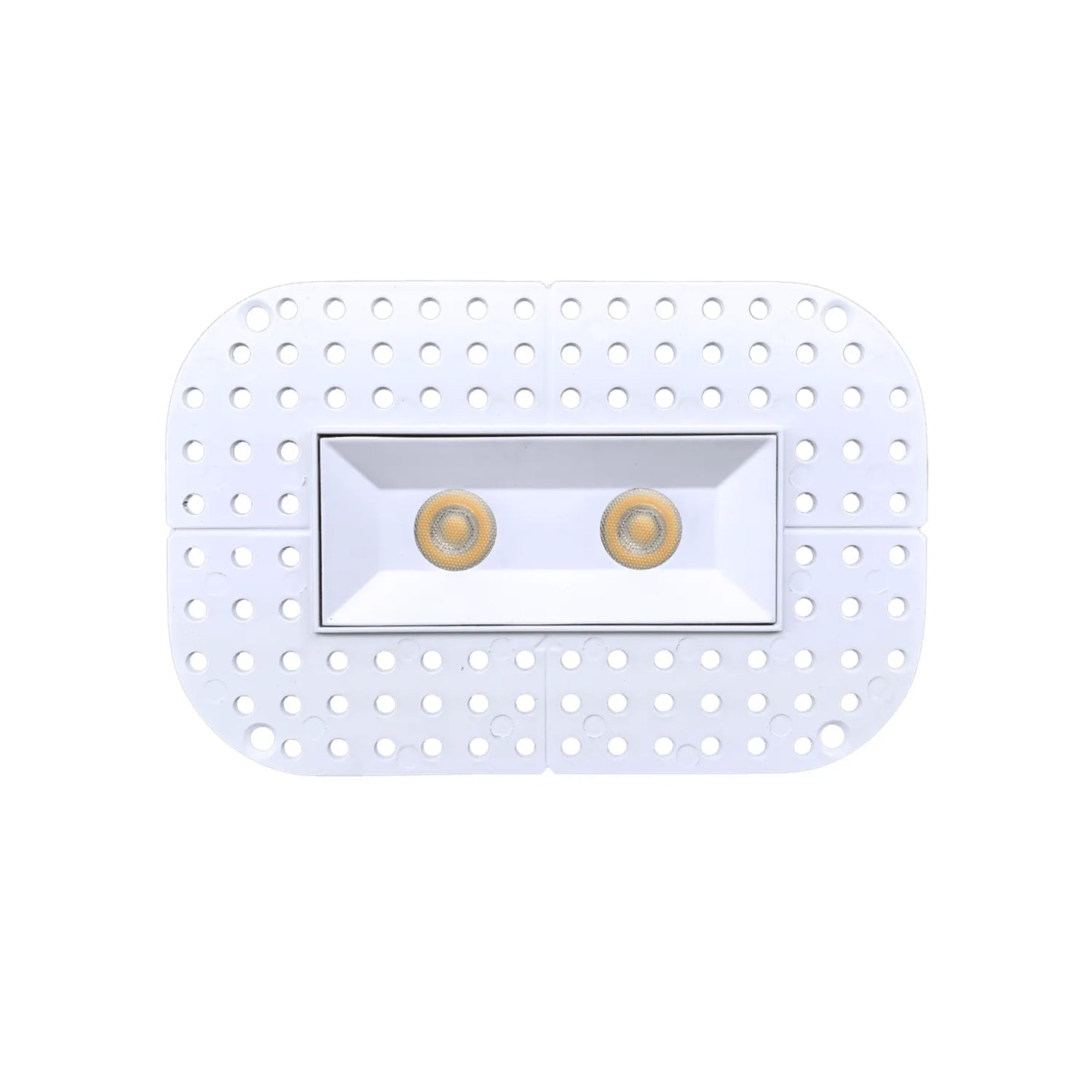 P-7348 1.5 Inch Trimless Ultra-Narrow 2 Head White 14W, 1200 Lumens, 5CCT Recessed Light