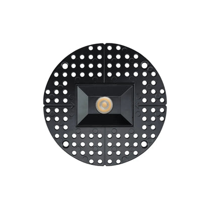P-7351 1.5 Inch Trimless Ultra-Narrow Single Head Black 7W, 600 Lumens, 5CCT Recessed Light