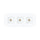 P-7383 1.5 inch Trimless 3 Head Square White HO, 45W, 3300 Lumens, 5CCT Recessed Light