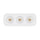 P-7387 2 inch Trimless 3 Head Round White 24W, 2100 Lumens, 5CCT Recessed Light