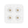 P-7389 2 inch Trimless Quadruple Head Round White 32W, 2800 Lumens, 5CCT Recessed Light