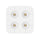 P-7398 2 inch Trimless Quadruple Head Round White HO, 32/56W, 3000/4800 Lumens, 5CCT Recessed Light
