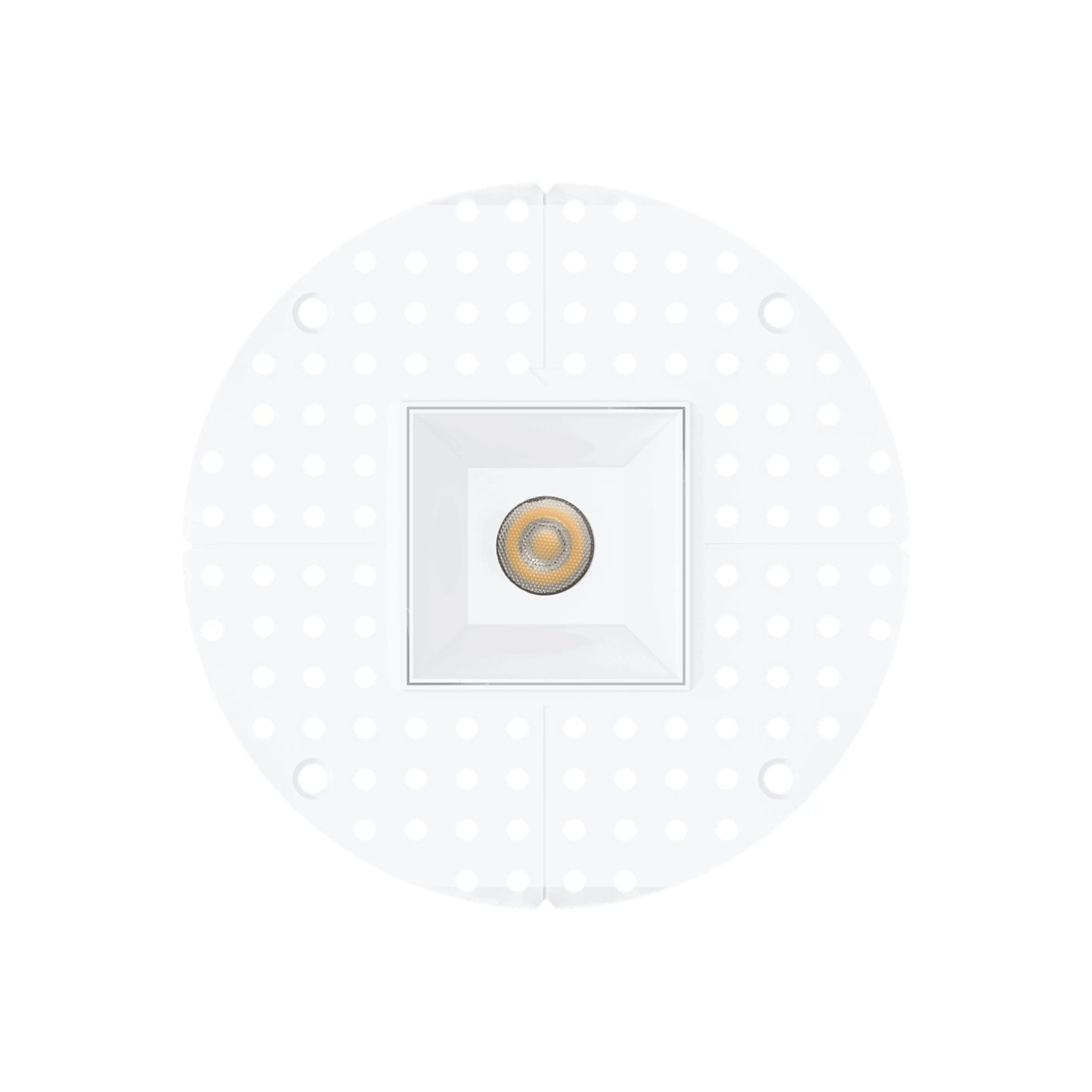 P-7399 2 inch Trimless Single Head Square White HO, 8/14W, 750/1200 Lumens, 5CCT Recessed Light