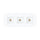 P-7401 2 inch Trimless 3 Head Square White HO, 24/42W, 2250/3600 Lumens, 5CCT Recessed Light