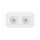 P-7404 2 inch Trimless 2 Head Round White HO, 28/40W, 2400/3400 Lumens, 5CCT Recessed Light