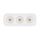 P-7405 2 inch Trimless 3 Head Round White HO, 42/60W, 3600/5100 Lumens, 5CCT Recessed Light