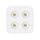 P-7407 2 inch Trimless Quadruple Head Round White HO, 56/80W, 4800/6800 Lumens, 5CCT Recessed Light