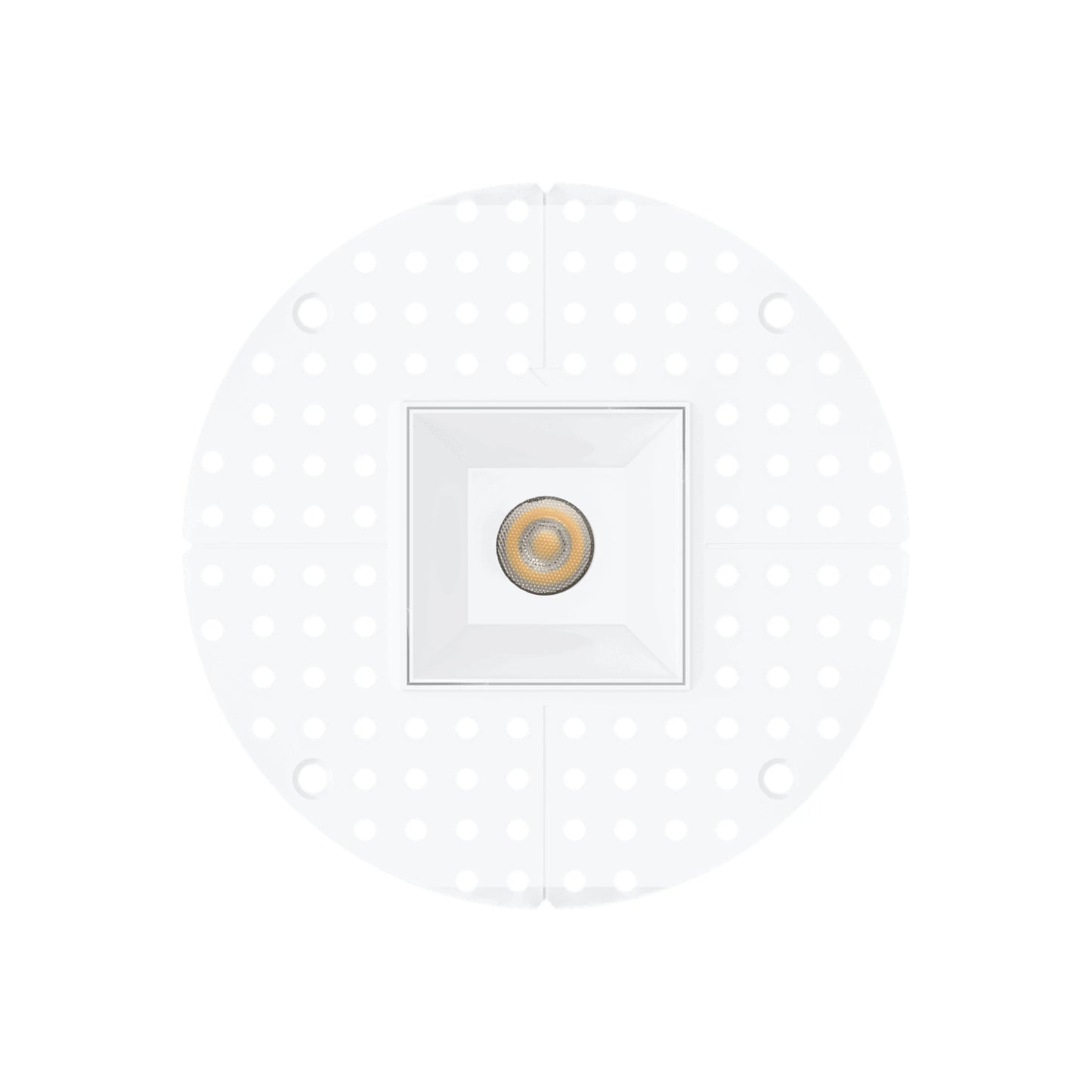 P-7408 2 inch Trimless Single Head Square White HO, 14/20W, 1200/1700 Lumens, 5CCT Recessed Light