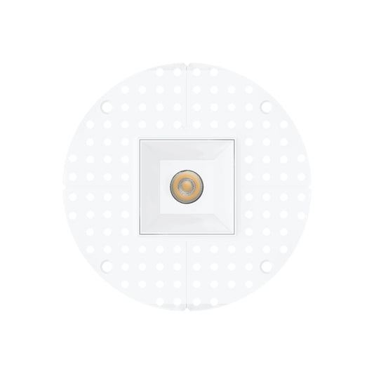 P-7408 2 inch Trimless Single Head Square White HO, 14/20W, 1200/1700 Lumens, 5CCT Recessed Light