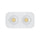 P-7413 3 inch Trimless 2 Head Round White 18W, 1700 Lumens, 5CCT Recessed Light