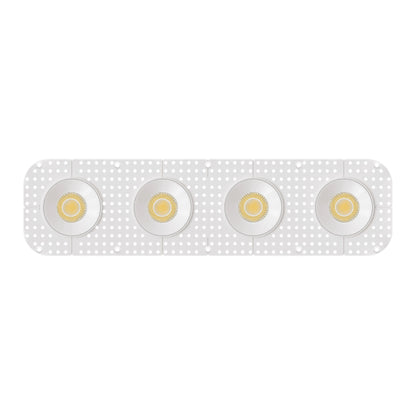 P-7415 3 inch Trimless 4 Head Round White 36W, 3400 Lumens, 5CCT Recessed Light