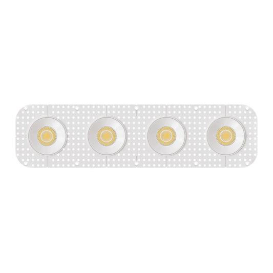 P-7415 3 inch Trimless 4 Head Round White 36W, 3400 Lumens, 5CCT Recessed Light