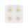 P-7416 3 inch Trimless Quadruple Head Round White 36W, 3400 Lumens, 5CCT Recessed Light