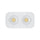 P-7422 3 inch Trimless 2 Head Round White HO, 30/40W, 2800/4200 Lumens, 5CCT Recessed Light