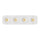 P-7424 3 inch Trimless 4 Head Round White HO, 60/80W, 5600/8400 Lumens, 5CCT Recessed Light
