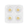 P-7425 3 inch Trimless Quadruple Head Round White HO, 60/80W, 5600/8400 Lumens, 5CCT Recessed Light