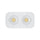 P-7431 3 inch Trimless 2 Head Round White HO, 48W, 4200 Lumens, Non-IC, 5CCT Recessed Light