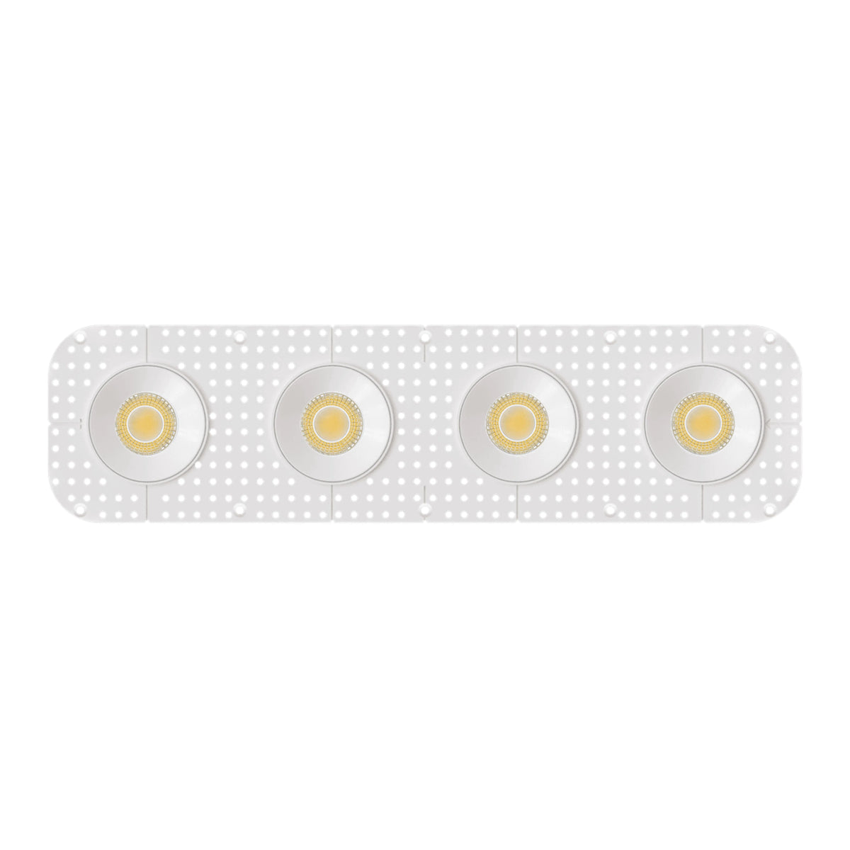 P7433 P-7433 3 inch Trimless 4 Head Round White HO, 96W, 8400 Lumens, Non-IC ...