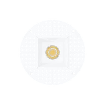 P-7435 3 inch Trimless Single Head Square White HO, 24W, 2100 Lumens, Non-IC, 5CCT Recessed Light
