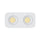 P-7440 3.5 inch Trimless 2 Head Round White, 18/30W, 1800/2800 Lumens, 5CCT Recessed Light