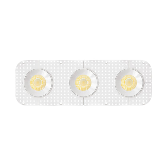 P-7441 3.5 inch Trimless 3 Head Round White, 27/45, 2700/4200 Lumens, 5CCT Recessed Light
