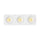 P-7441 3.5 inch Trimless 3 Head Round White, 27/45, 2700/4200 Lumens, 5CCT Recessed Light