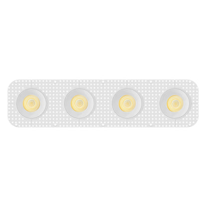 P-7442 3.5 inch Trimless 4 Head Round White, 36/60, 3600/5600 Lumens, 5CCT Recessed Light