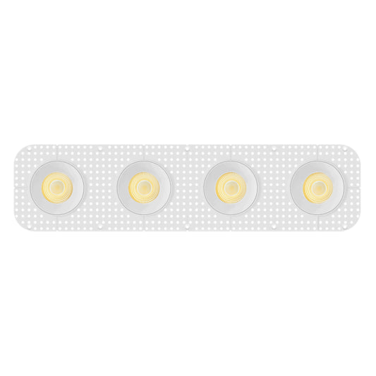 P-7442 3.5 inch Trimless 4 Head Round White, 36/60, 3600/5600 Lumens, 5CCT Recessed Light