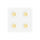 P-7443 3.5 inch Trimless Quadruple Head Round White, 36/60, 3600/5600 Lumens, 5CCT Recessed Light