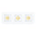 P-7445 3.5 inch Trimless 3 Head Square White, 27/45, 2700/4200 Lumens, 5CCT Recessed Light