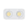 P-7448 3.5 inch Trimless 2 Head Round White HO, 36/60W, 3400/5400 Lumens, 5CCT Recessed Light