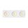 P-7449 3.5 inch Trimless 3 Head Round White HO, 54/90W, 5100/8100 Lumens, 5CCT Recessed Light