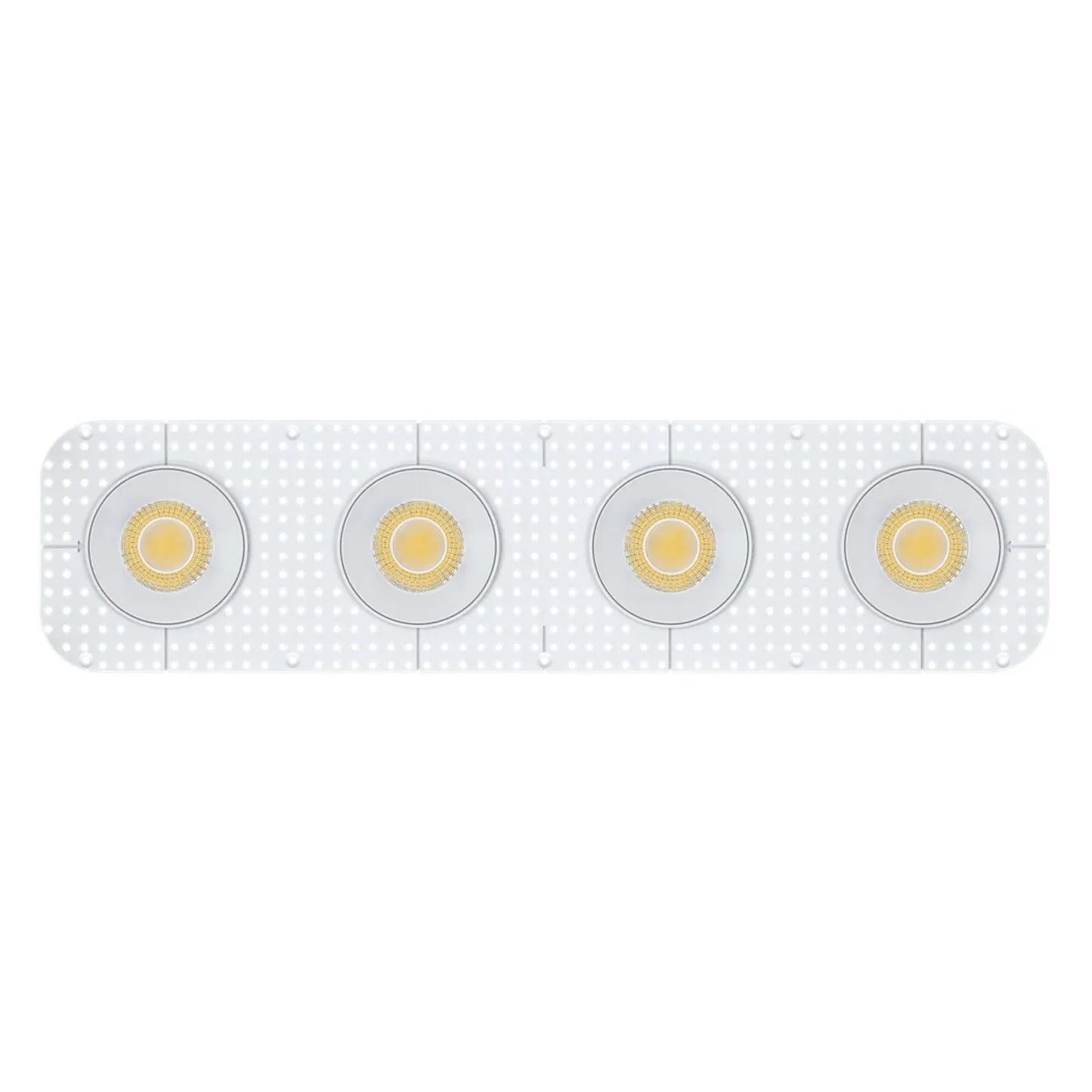 P-7458 4 inch Trimless 4 Head Round White, 60/88W, 6400/9600 Lumens, 5CCT Recessed Light
