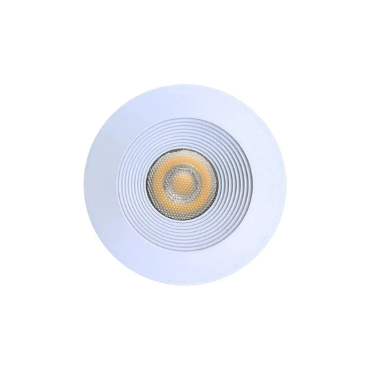 P-7475 1.5 inch Baffle Round White HO, 15W, 1100 Lumens, 5CCT Recessed Light