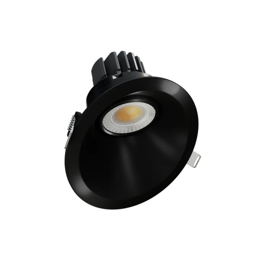 P-7485 3.5 inch Sloped Gimbal Round Black White, 14W, 1400 Lumens, 5CCT Recessed Light