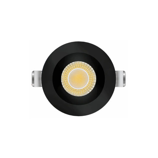 P-7491 3 inch Round Black Shallow Trim HO, 15/20W, 1400/2100 Lumens, 5CCT Recessed Light