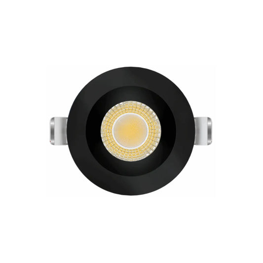 P-7495 3 inch Round Black Shallow Trim HO, 24W, 2100 Lumens, Non-IC, 5CCT Recessed Light