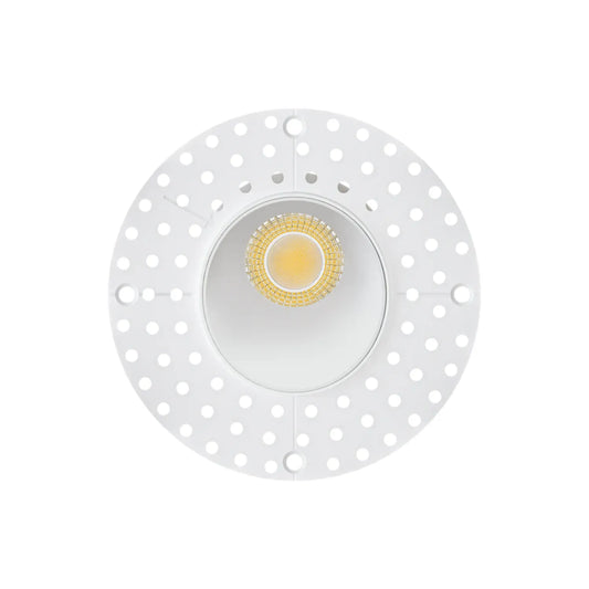 P-7498 3 inch Trimless Round Wall-Wash White, 9W, 850 Lumens, 5CCT Recessed Light