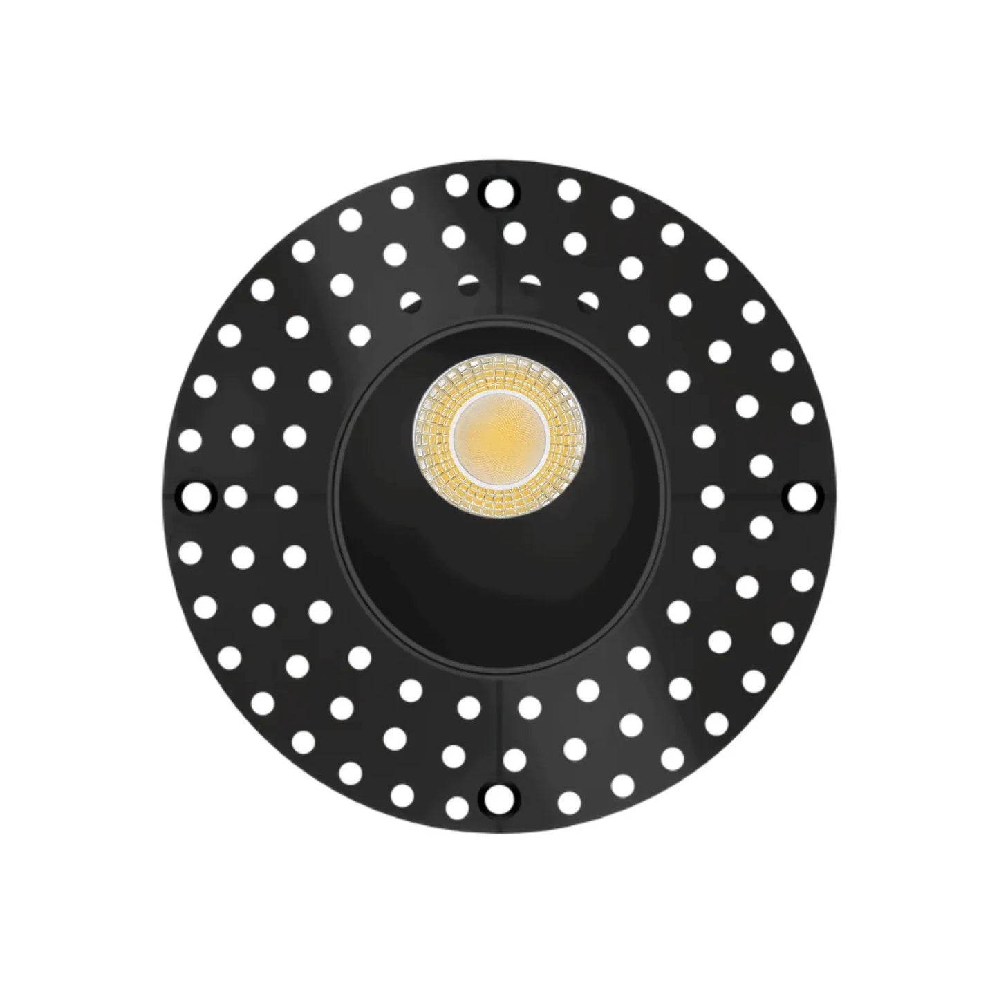 P-7503 3 inch Trimless Round Wall-Wash Black HO, 15/20W, 1400/2100 Lumens, 5CCT Recessed Light