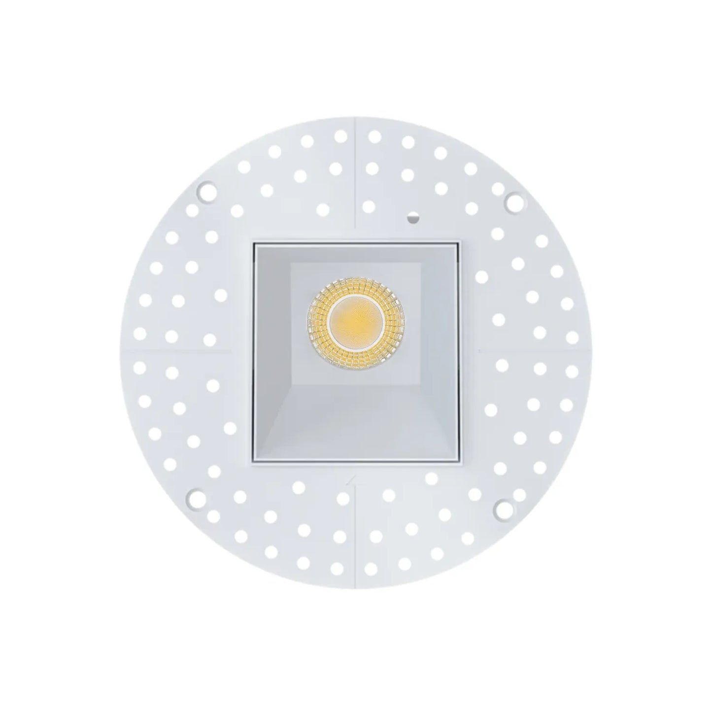 P-7504 3 inch Trimless Square Wall-Wash White HO, 15/20W, 1400/2100 Lumens, 5CCT Recessed Light