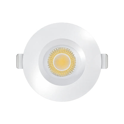 P-7512 3 inch Regress Gimbal Round White, 9W, 850 Lumens, 5CCT Recessed Light