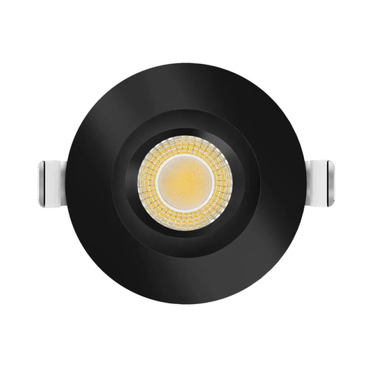 P-7515 3 inch Regress Gimbal Round Black HO, 15-20W, 1400-2100 Lumens, 5CCT Recessed Light