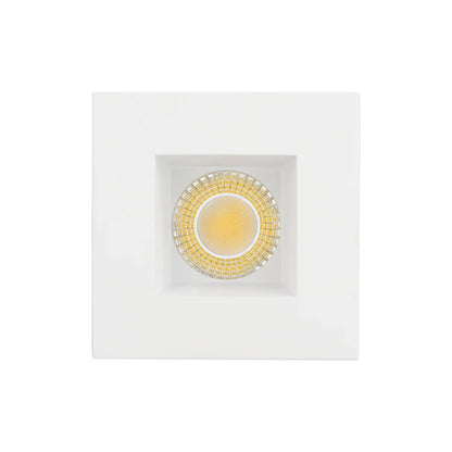 P-7522 3 inch Square White, 8W, 800 Lumens, 5CCT Recessed Light