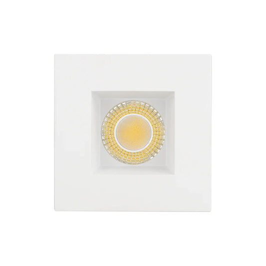 P-7522 3 inch Square White, 8W, 800 Lumens, 5CCT Recessed Light
