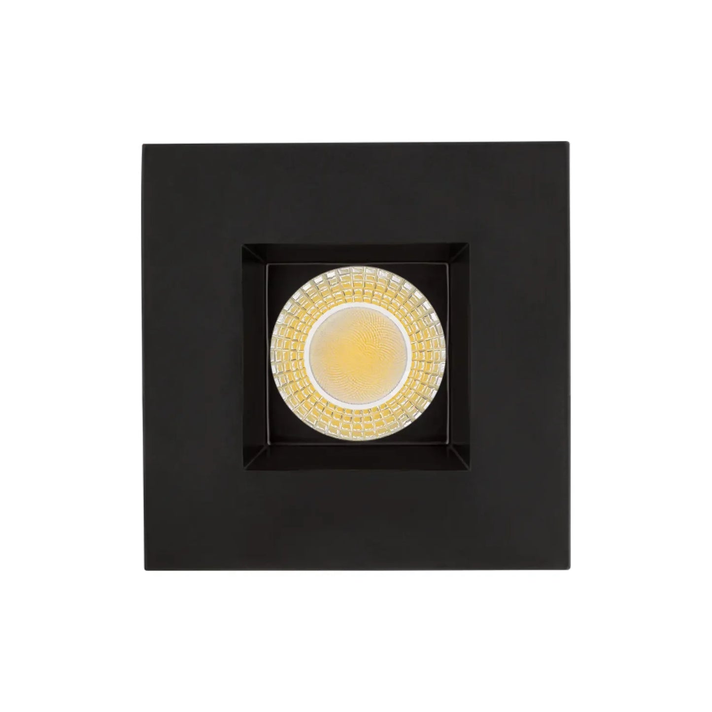 P-7524 3 inch Square Black, 8W, 800 Lumens, 5CCT Recessed Light